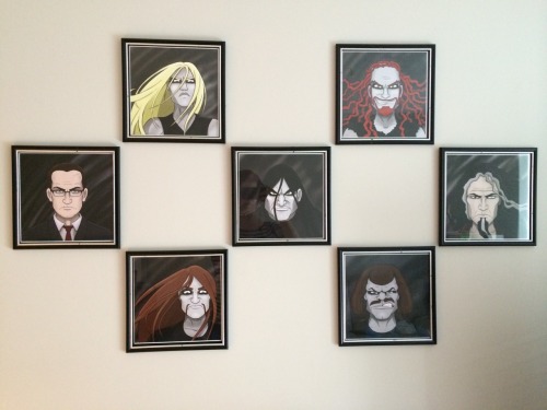 I finally have some art of my own on my walls. It only took me a god damn year…