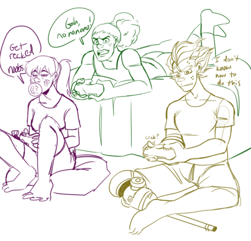 shizzadizz:  Some very loose BunnyRibRat sketches I did today