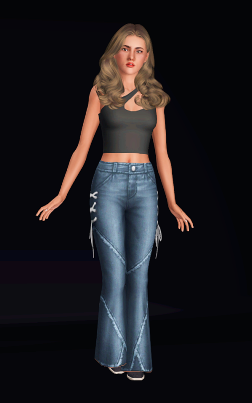 LookBookMy Favorite CC Jeans In The Sims 31. RolloRolls_Drama Jeans2.Elliesimple Heart Baggy Jeans3.Clumsyalien