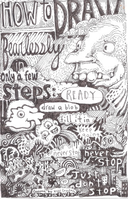Eatsleepdraw:  ‘How To Draw’ Ink On Crappy Paper By Kidd Coyote Indoors Pacific
