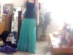 thesolitaryfaery:  thesolitaryfaery:  I look like Ariel and I can build a tent with this skirt.   ~tell me I’m pretty~