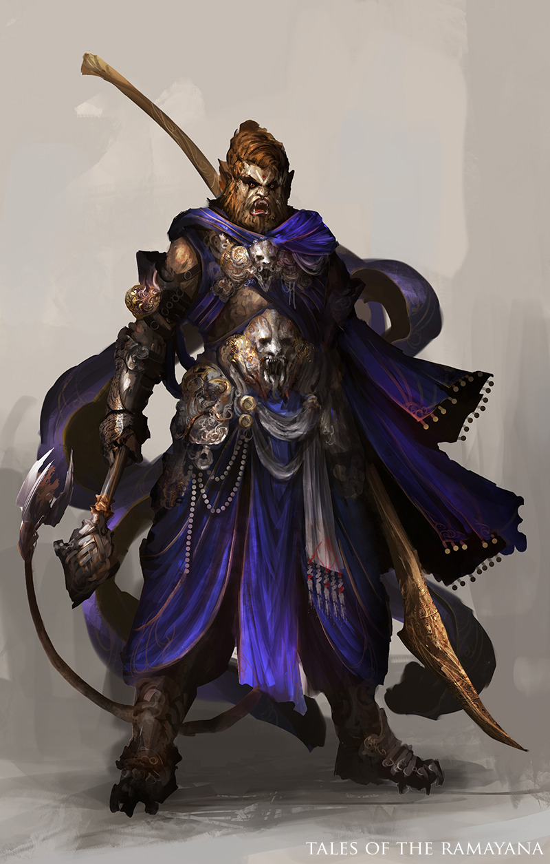 cyrail:  Tales of the Ramayana - Vanara by theDURRRRIAN  Featured on Cyrail: Inspiring