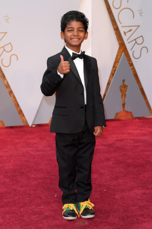 Sunny Pawar attends the 89th Annual Academy Awards at Hollywood &amp; Highland Center on Februar