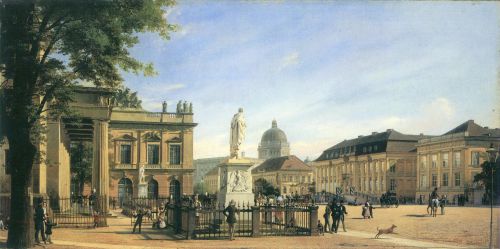 feuerschutz:  Views of 19th century Berlin by Eduard Gaertner (1801 - 1877).