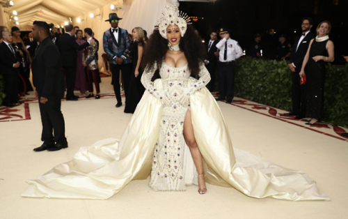 themakeupbrush:Cardi B at the 2018 Met Gala