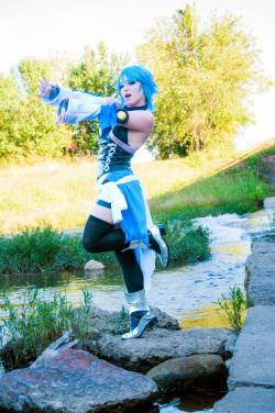 cosplayhotties:  Aqua from Kingdom Hearts: