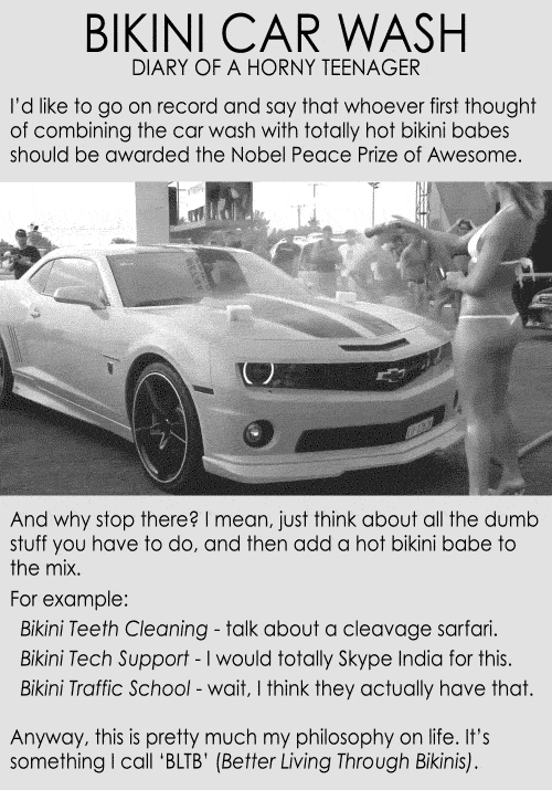 sex-is-funny:  Bikini Car Wash
