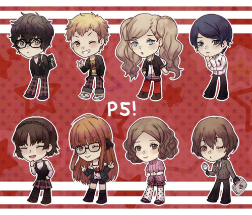 Hello, Phantom Thieves! I’m selling these Persona 5 charms (and other cool stuff) on my tictail shop