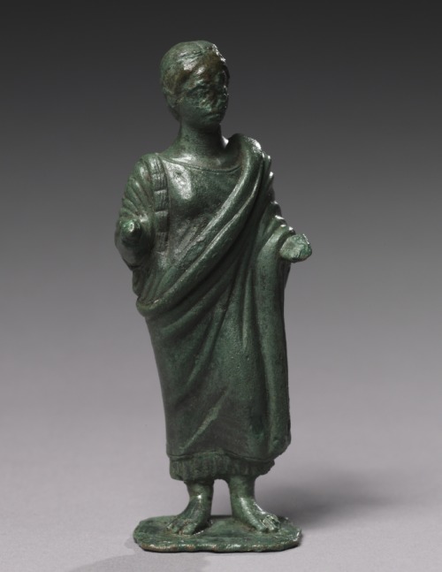 cma-greek-roman-art:Statuette of Sacrificing Woman, 600-480 BC, Cleveland Museum of Art: Greek and R