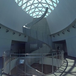 #Dali #Ceiling #Art #Stairs #Spiral #Light #Fave #Stpete #Florida #Museum   (At The