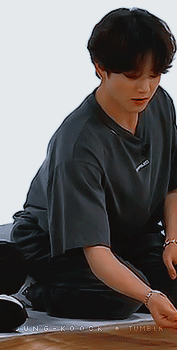 Jungkook And His Adorable Habit Of Sitting On His Feet