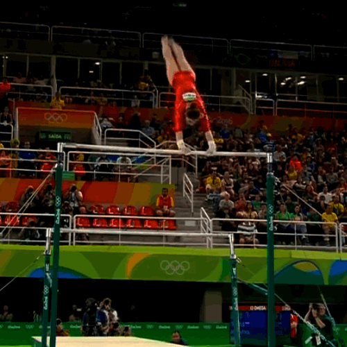 itssimonebiles:Aliya Mustafina defending her Uneven Bars gold medal at the 2016 Olympic Games in Rio