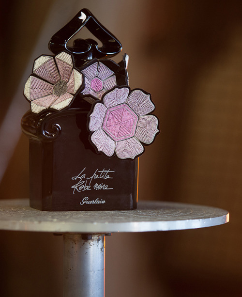 Guerlain celebrates the unprecedented with the La Petite Robe Noire 250-ml bottle created in luxurio