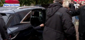 March 12, 2022 - Fascist French Presidential Candidate Éric Zemmour Is Egged By A 70-year Old Father