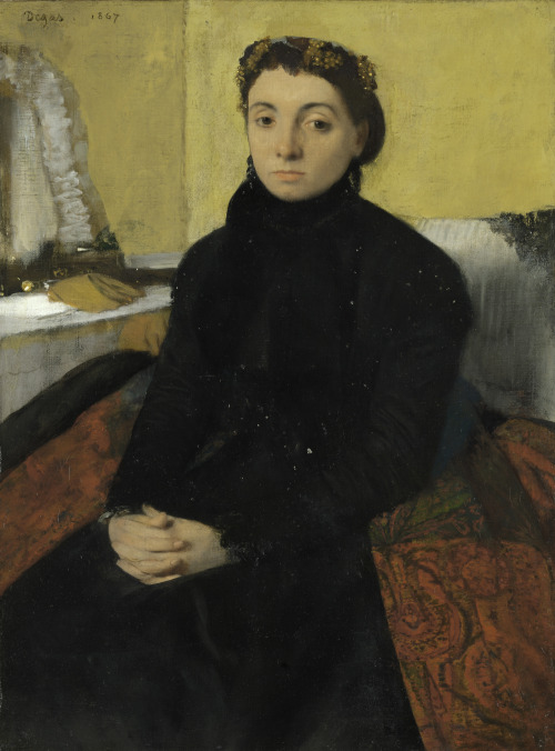 Joséphine GaujelinEdgar Degas (French; 1834–1917)1867Oil on canvasIsabella Stewart Gardner Museum, B