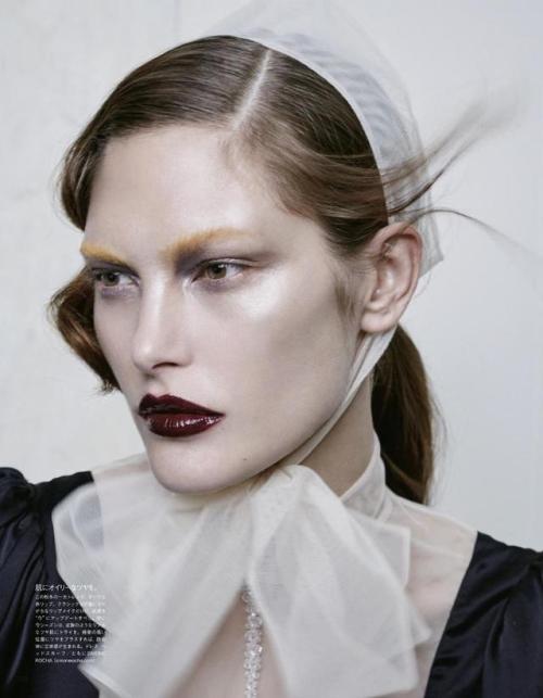 In this picture: Catherine McNeil
Credits for this picture: David Dunan (Photographer), Celestine Cooney (Fashion Editor/Stylist), Kathy Phillips (Beauty Editor), Peter Gray (Hair Stylist), Maki Ryoke (Makeup Artist), Maki Sakamoto (Manicurist),...