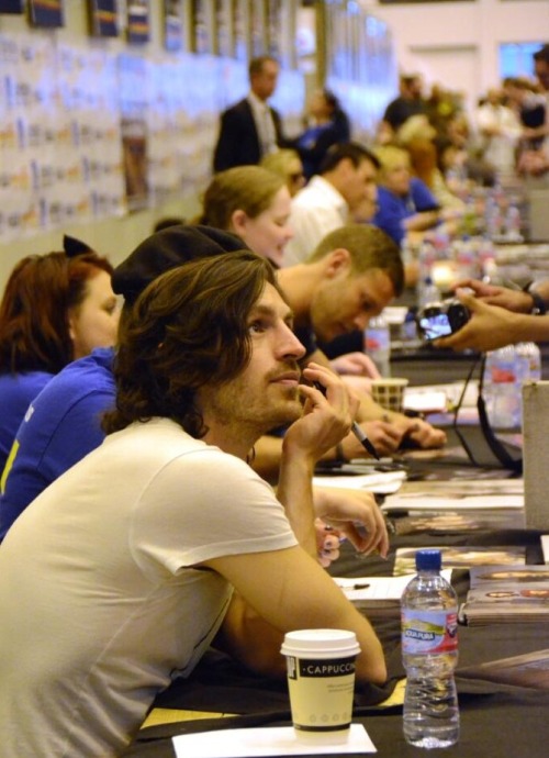 gwainesworld: Eoin and Tom, MCM Manchester Comic Con 2013 - photo: Frederic Aberg