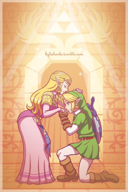 kyleehenke:LoZ print for sale at Sakura-Con this weekend!