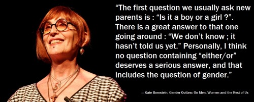 “The first question we usually ask new parents is : “Is it a boy or a girl ?”. There is a great answ