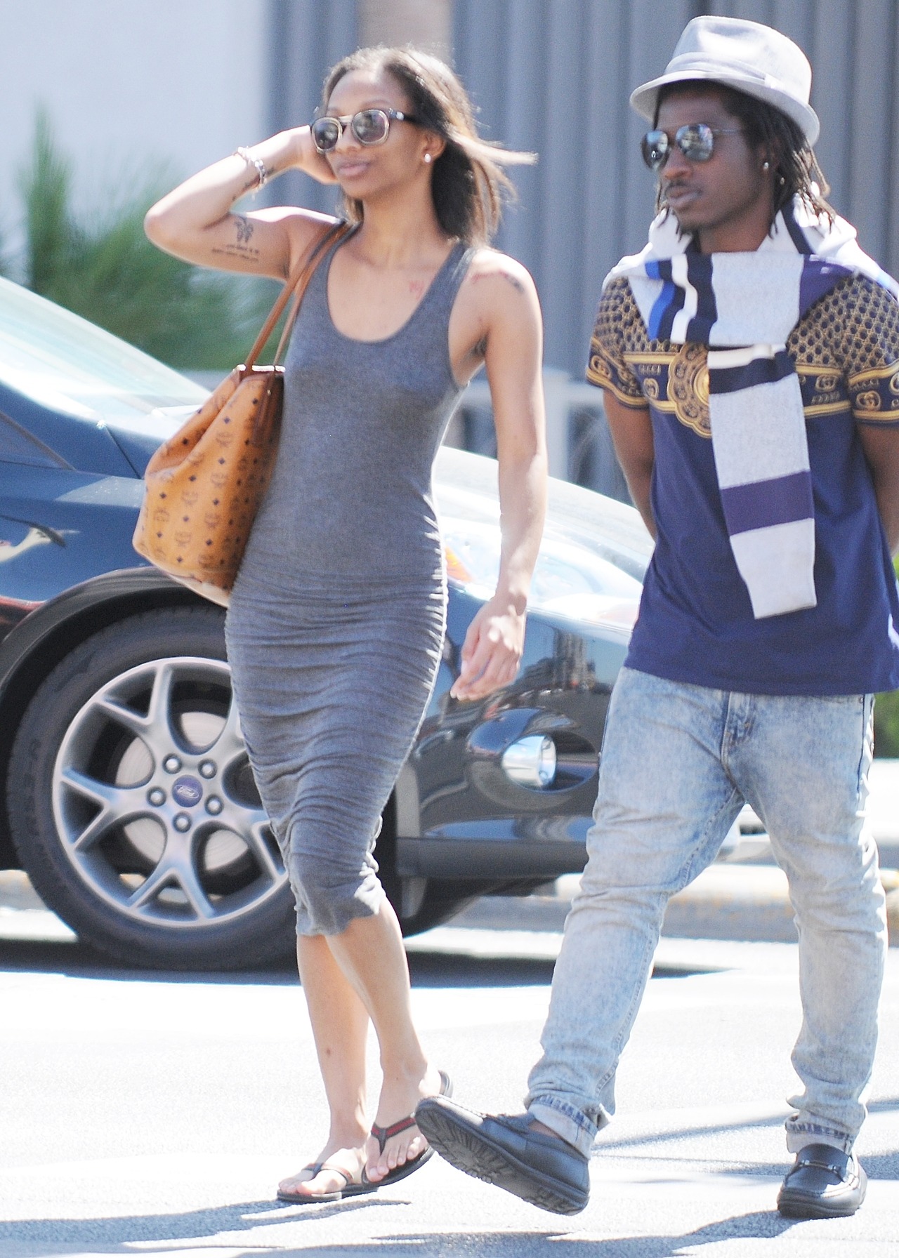 She ain’t wearing nothing under that.