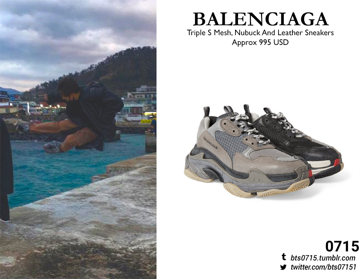 bts balenciaga triple s