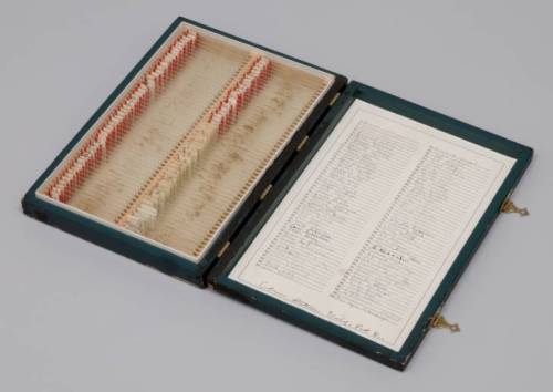 free-parking:  Eleanor Antin — Blood of a Poet Box, wood box containing blood samples taken from 100 poets, 1965-1968 