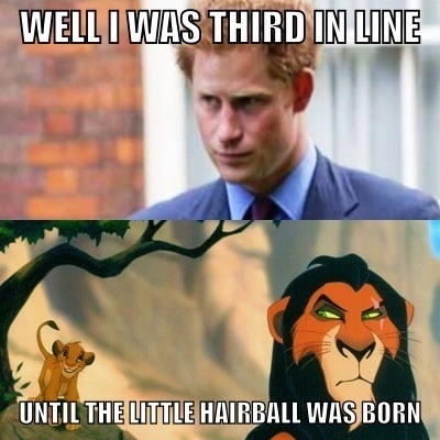 disneyaddictgirl:  thebeautyofmoonlight:  THAT HAIRBALL IS MY SON  AND YOUR FUTURE KING   IT GOT BET