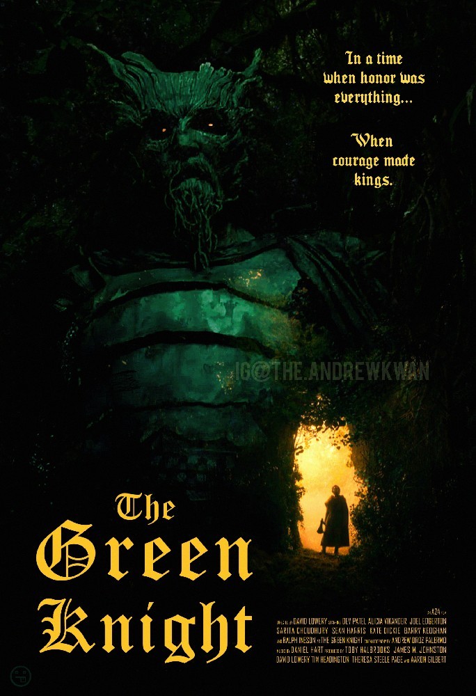 Andrew Sebastian Kwan — The Green Knight alternative movie poster...