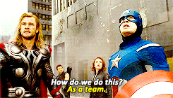 her-avenger:  We’re sort of like a team. “Earth’s Mightiest Heroes”-type