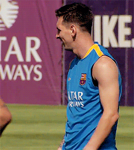 messithehumble: Lionel Messi training after Gamper