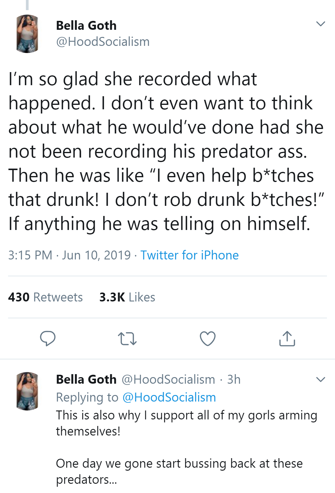thatpettyblackgirl:   She stated in her comment section that she’s safe &amp;