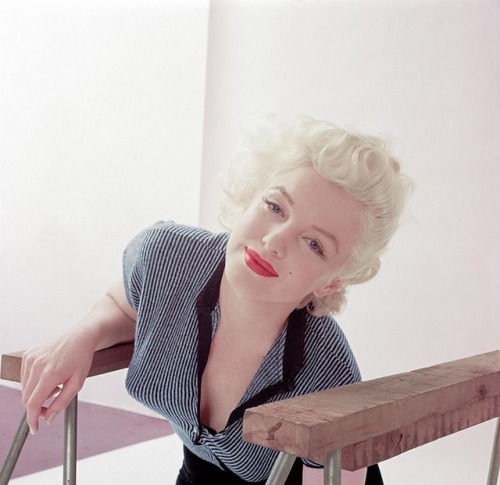 Marilyn Monroe in 1955. Photo by Milton Greene.