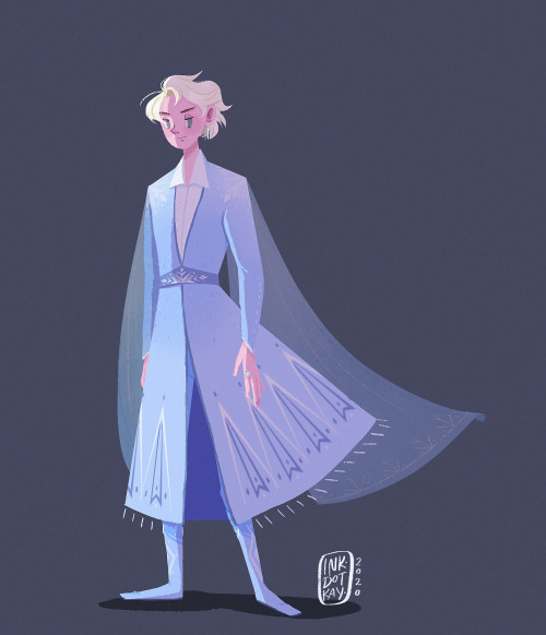 ❄️❄️❄️Just a doodle of male! Elsa for fun