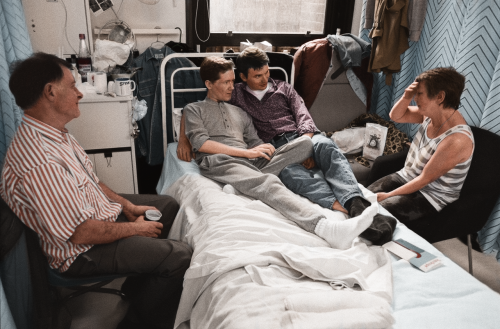 trytogethappy: the humanity of the AIDS crisis: the ward by gideon mendel colorized by me