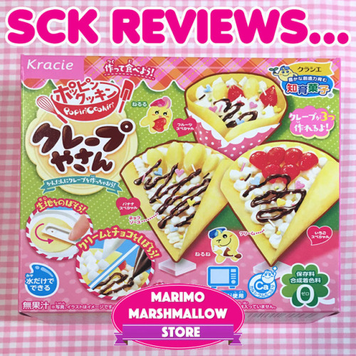 sckawaii:Andi tries her hand at making mini crepes with this super cute Popin’ Cookin’ D