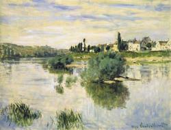 claudemonet-art:   The Seine At Lavacourt   1878   Claude Monet   