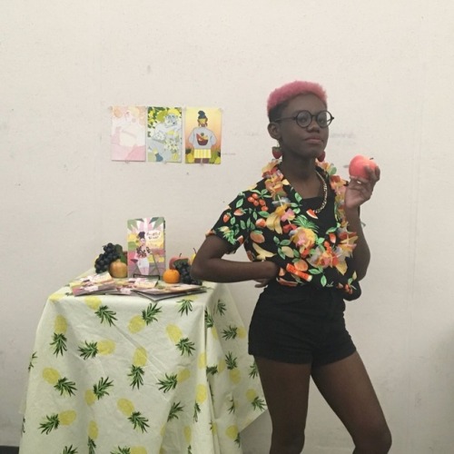 sparklyfawn: Fruitful Bliss first edition! A 16 paged 3 colored riso fashion zine I did for my sopho