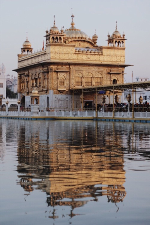 Amritsar is a city Northwest of Delhi. It took 6 hours to reach it by train, and our short visit the