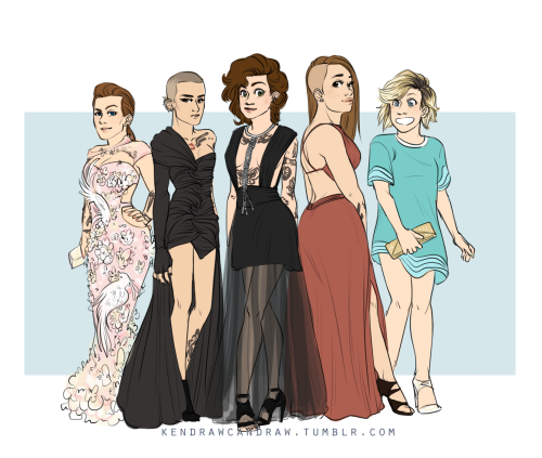 nozayngel:  kendrawcandraw:  What if One Direction were girls and what if they went to the Met GalaInspired entirely by sashayed‘s post here  #i want this version of 1d to touch each other lotssss #imagine all the strap fixing #hair tucking #applying