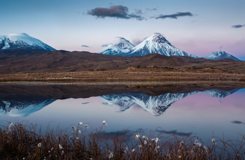 expressions-of-nature:Volcanoes of Kamchatka, Russia by Vladimir Voychuk