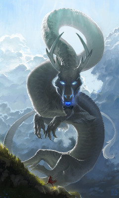 emmathepaintdragon:  time-left-to-kill:  They say she went to fight the river in the sky.    @elektronx 