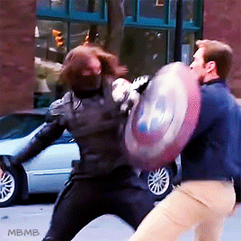 mybuckymybuddy:  CHRIS EVANS &amp; JAMES YOUNG and SEBASTIAN STAN &amp; SAM