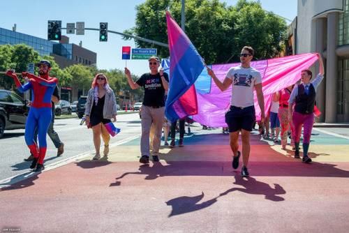 Something to feel hopeful about: The first-ever Bi Pride parade in West Hollywood last month. Yay vi