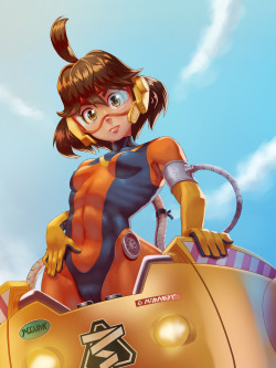 kikinodrawings:Mechanica from ARMS!