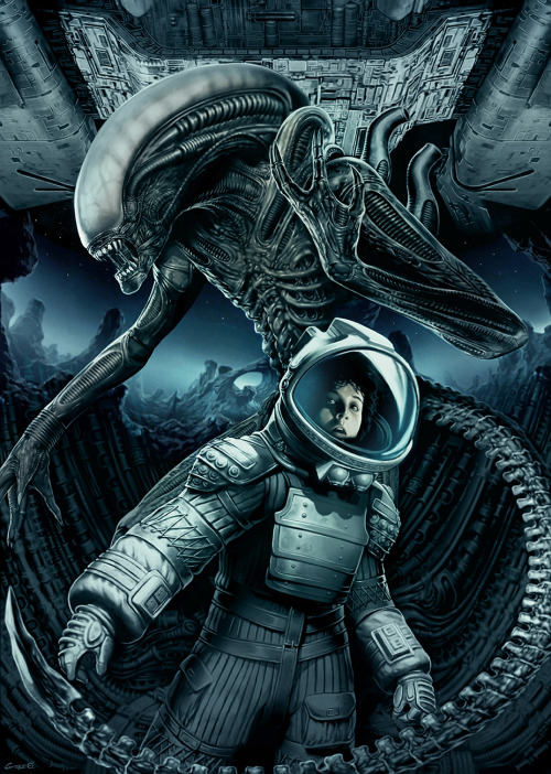 Illustration done for the book “Alien: 40 years 40 Artist” published by @TitanBooks to c