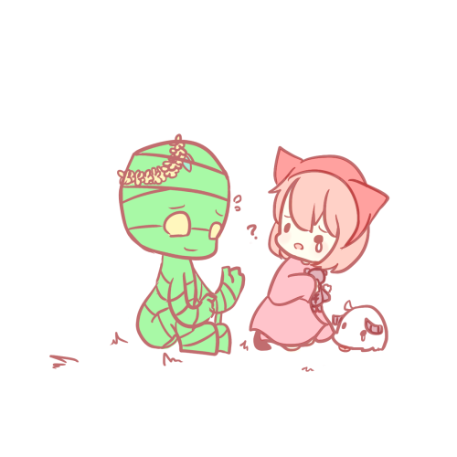 patimonster: ask-teemo-the-swift-scout: Annie x Amumu. +poro XD OMGAH :3