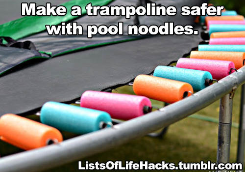 russalex: listsoflifehacks:  Pool Noodle Life Hacks  This post brought to you by