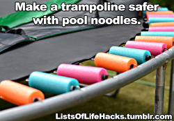 russalex: listsoflifehacks:  Pool Noodle