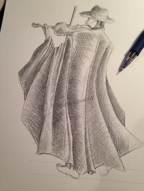 lefantome001: Erik in Perros probably. A piece I started on a long time ago, but never finished. See