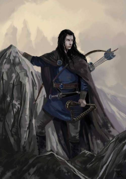 This wonderful Fingon on his way to find his cousin was made for me by amazing Kasiopea.Here is her 